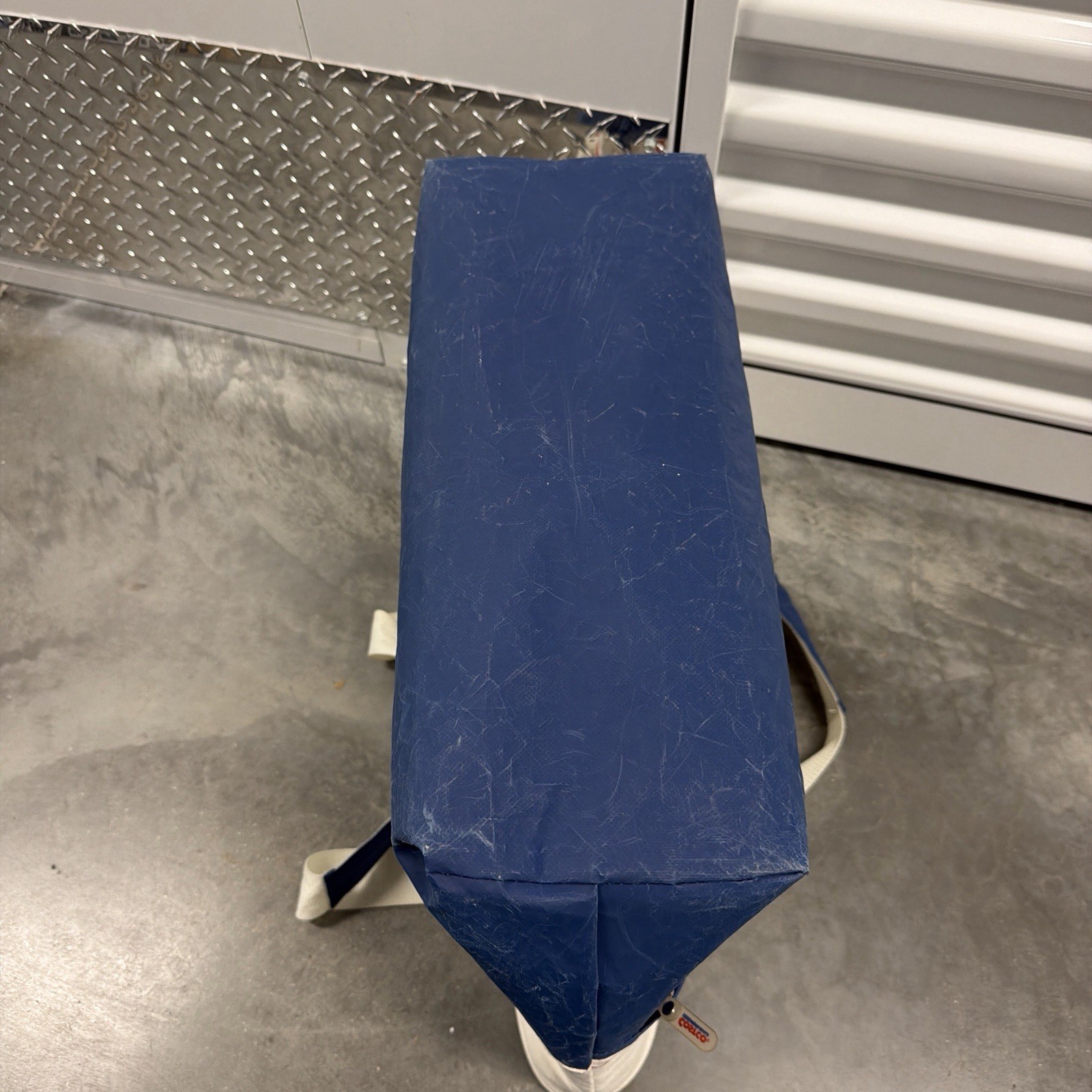 Vintage Costco Wholesale Insulated Bag Tote KeepCoolUSA 24x20x7 Blue White Red