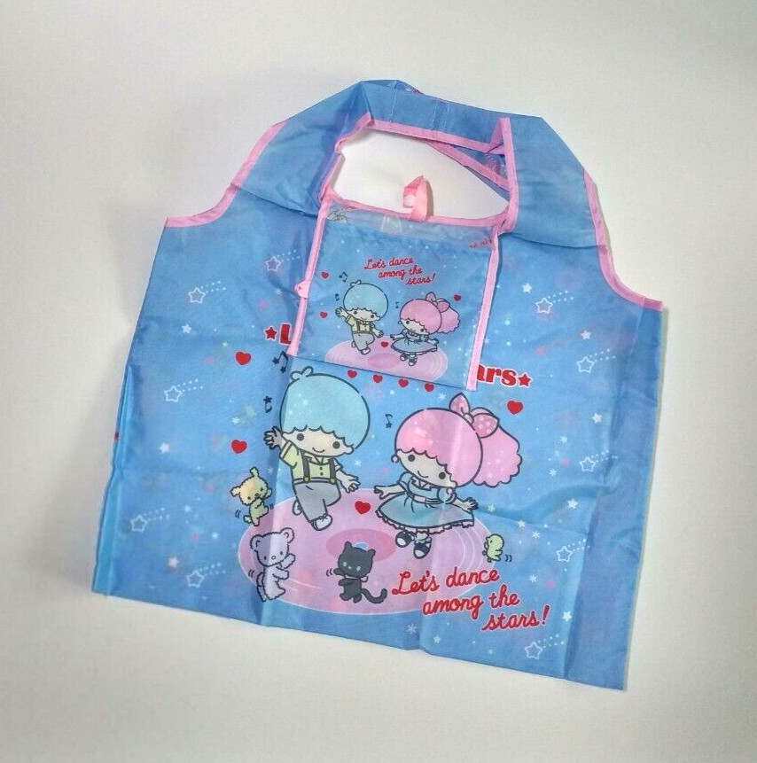 Little Twin Stars Folding Shopping Bag Grocery Tote Bag (CA, USA) SANRIO
