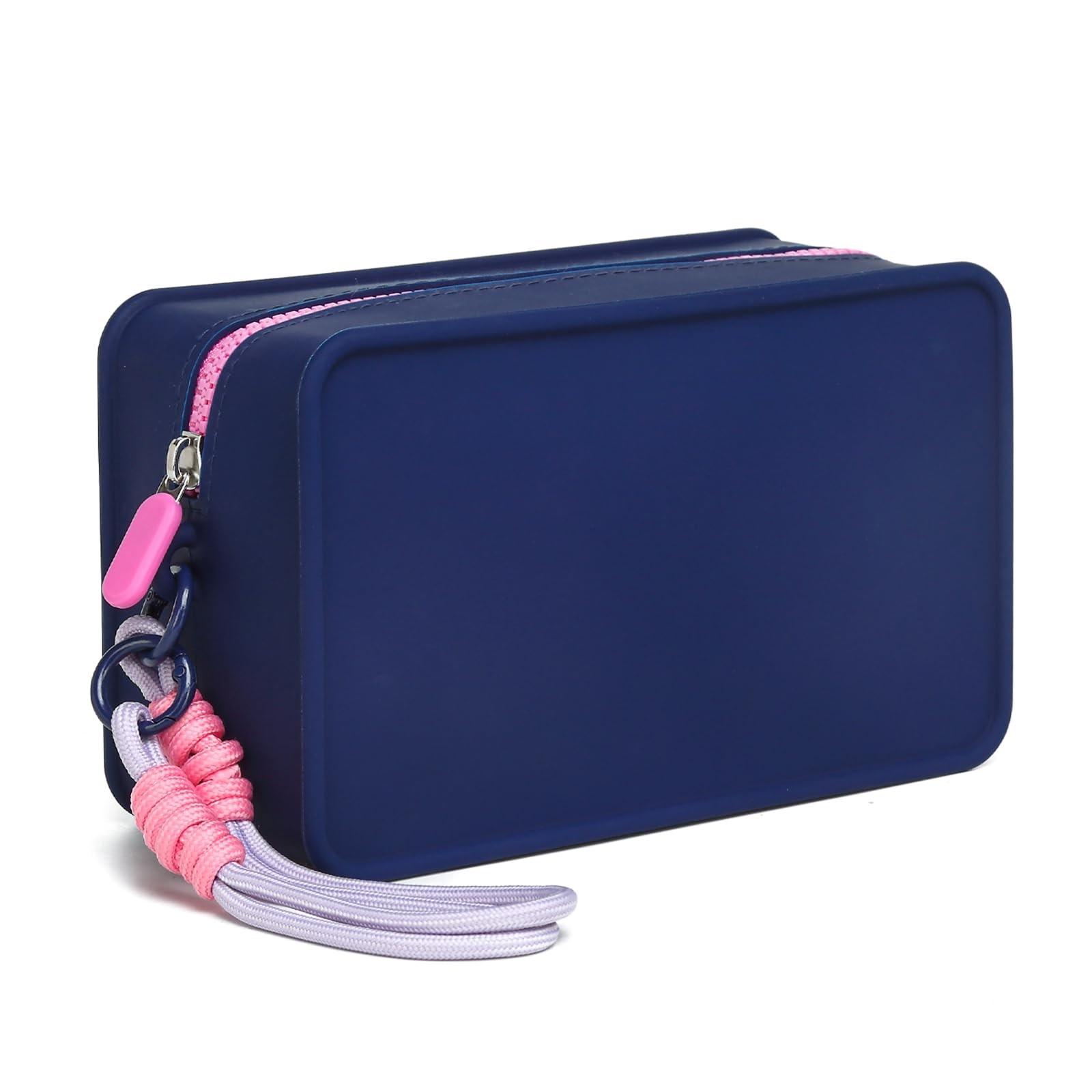 Travistar Silicone Travel Makeup Bag – Large Capacity Make Up blue-regular