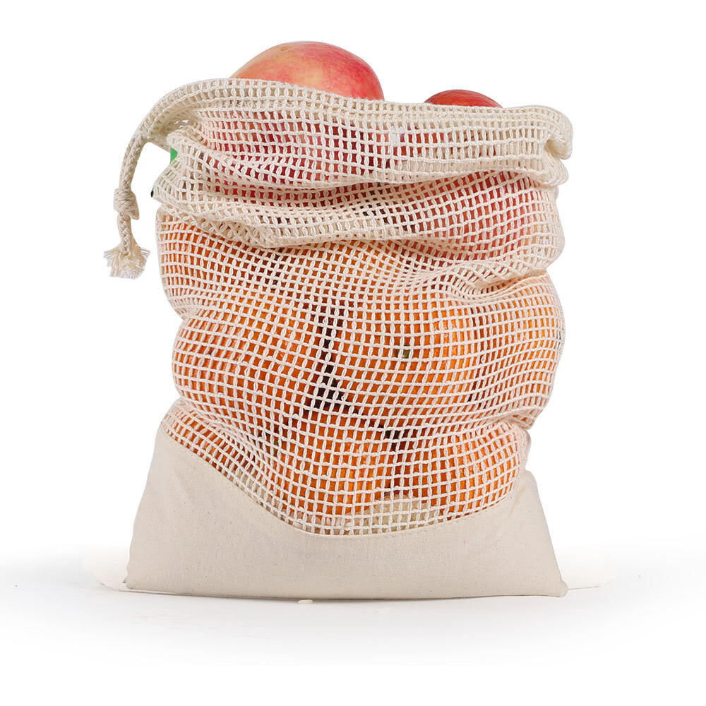 JUNELILY Eco Friendly Shopping Bags Organic Cotton Vegan for Grocery Shopping