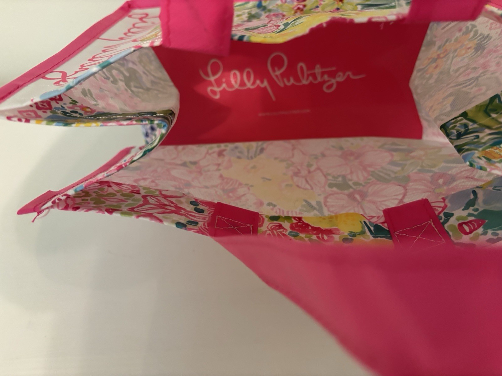 Lily Pulitzer Shopper Tote Lot Reusable Shopping Bags West Palm & Floral Garden