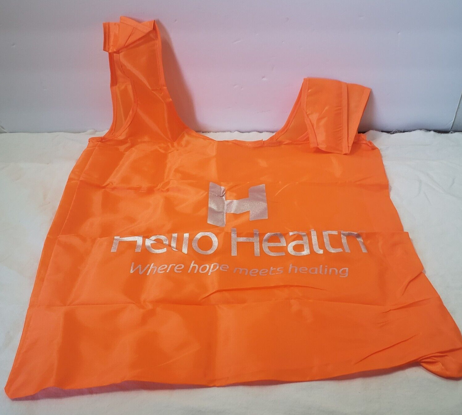 Helio Health Compact Reusable Bag Tote w/Pouch & Carabiner Advertising Syracuse