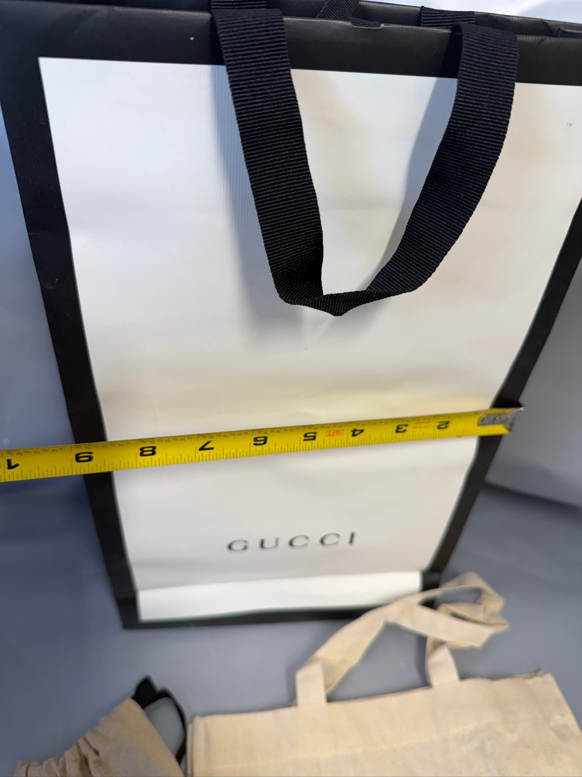 Gucci Shopping Bag Tote Dust Bag Lot 3 Authentic Gucci 100