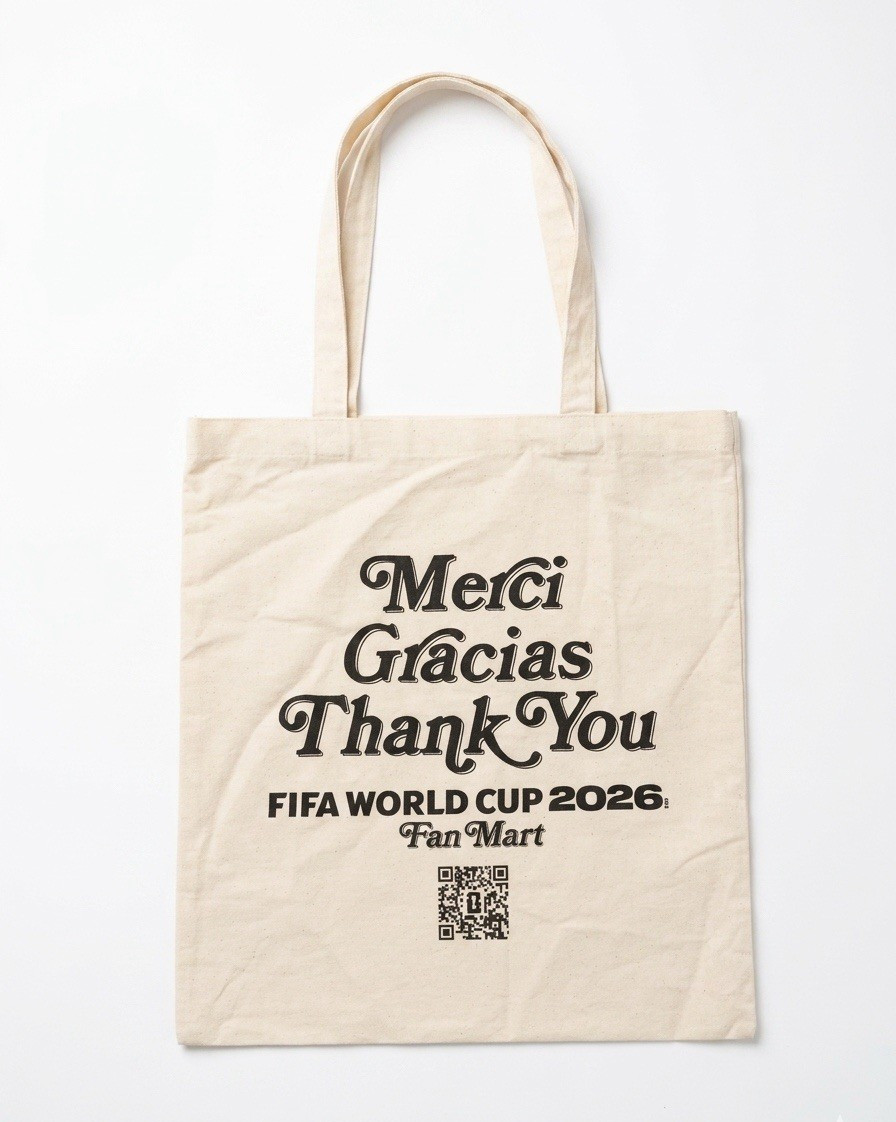 FIFA World Cup 2026 Fan Mart Canvas Tote