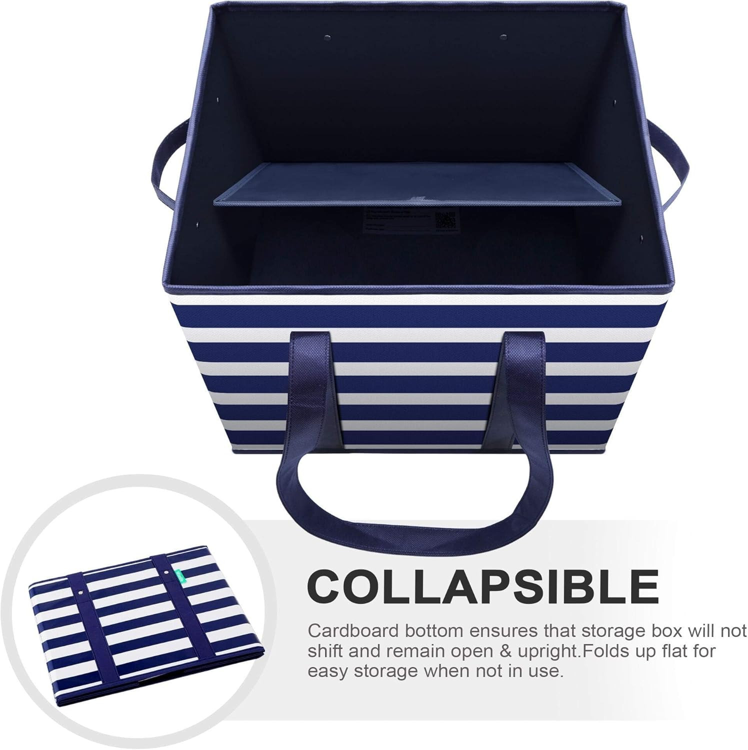 3 Pack Reusable Grocery Bags Large Collapsible Water Resistant Tote Shopping Bag
