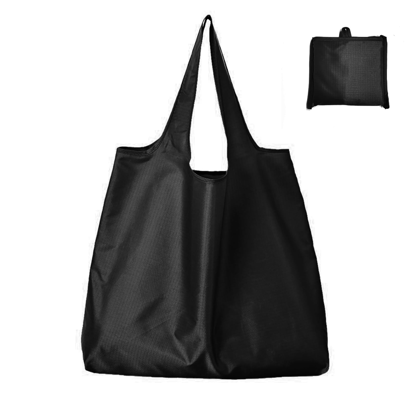 Large Heavy Duty 50 Lbs Reusable Foldable Grocery Tote Washable Pocket Bag