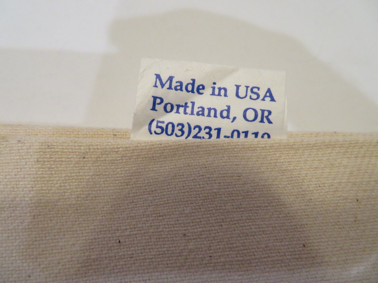 Rhapsody Inc. 75 Sunsweet Years Cotton Canvas Reusable Tote Portland Oregon USA