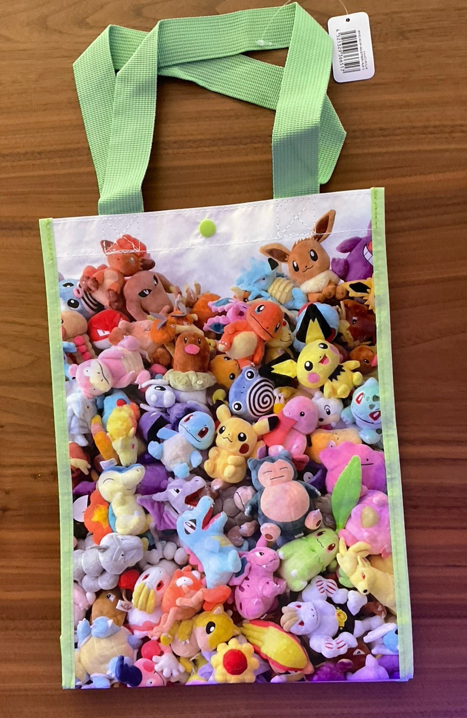 Pokemon Center Tokyo Station SM Reusable Bag Plastic Multicolor NEW 14″x10″x3″