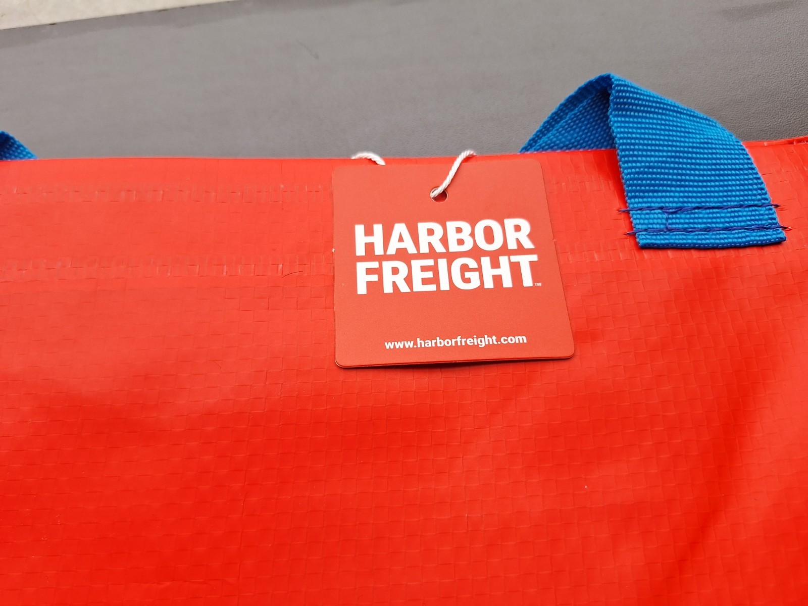 2 New 19 Gallon Reusable Harbor Freight Tote Shopping Bag Red Bags great shop
