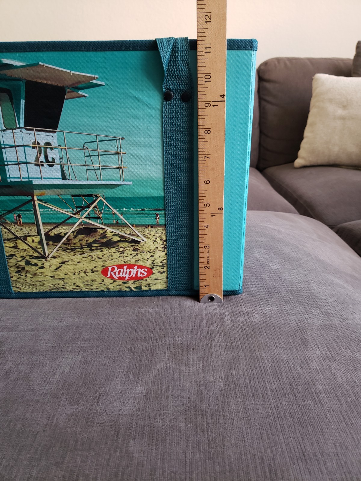 RARE! Set Of 2 Ralphs Grocery Supermarket Reuseable Shopping Totes – Beach…