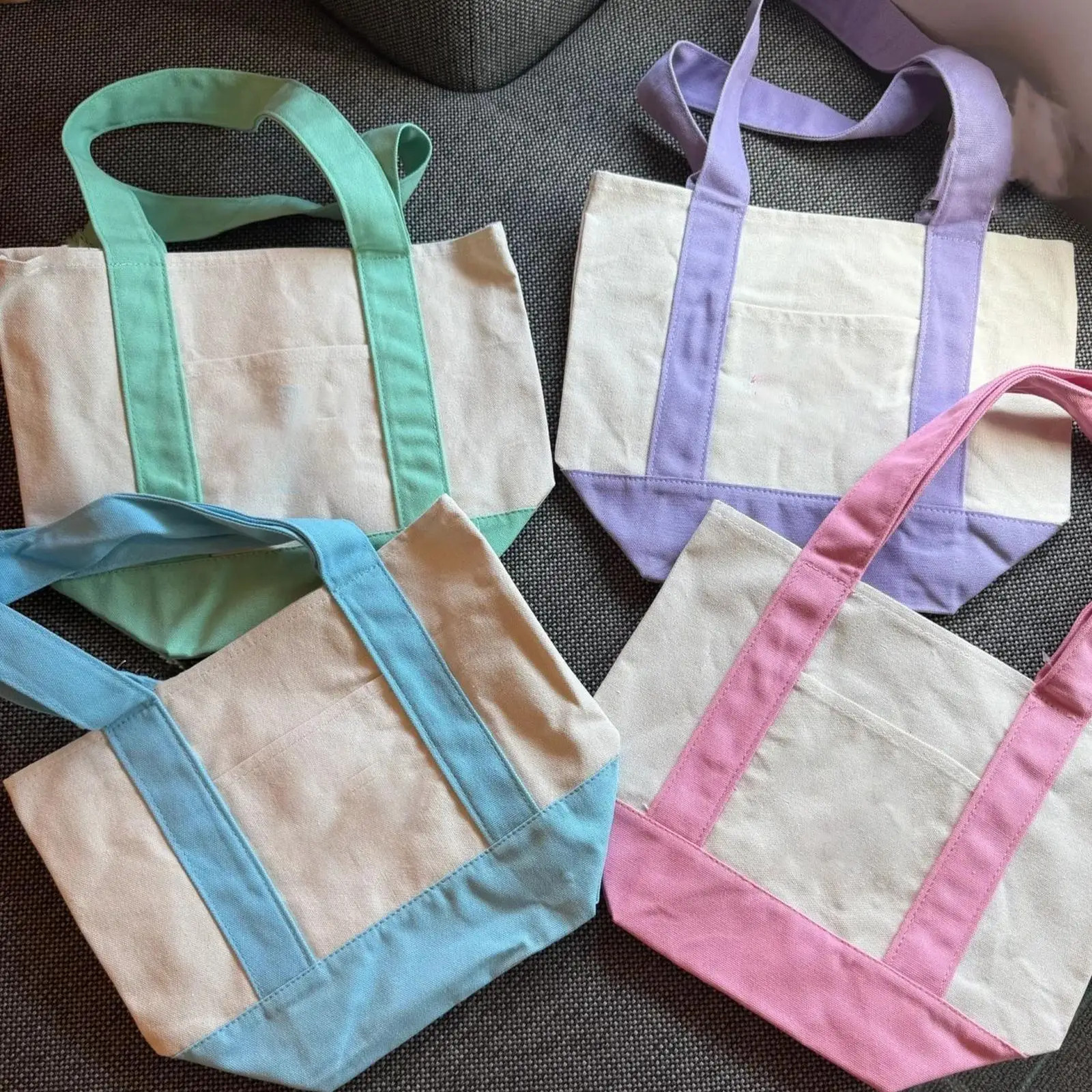 Canvas Tote Bag Large Canvas Tote Bag Reusable Grocery Carrier Fashionable Shopp