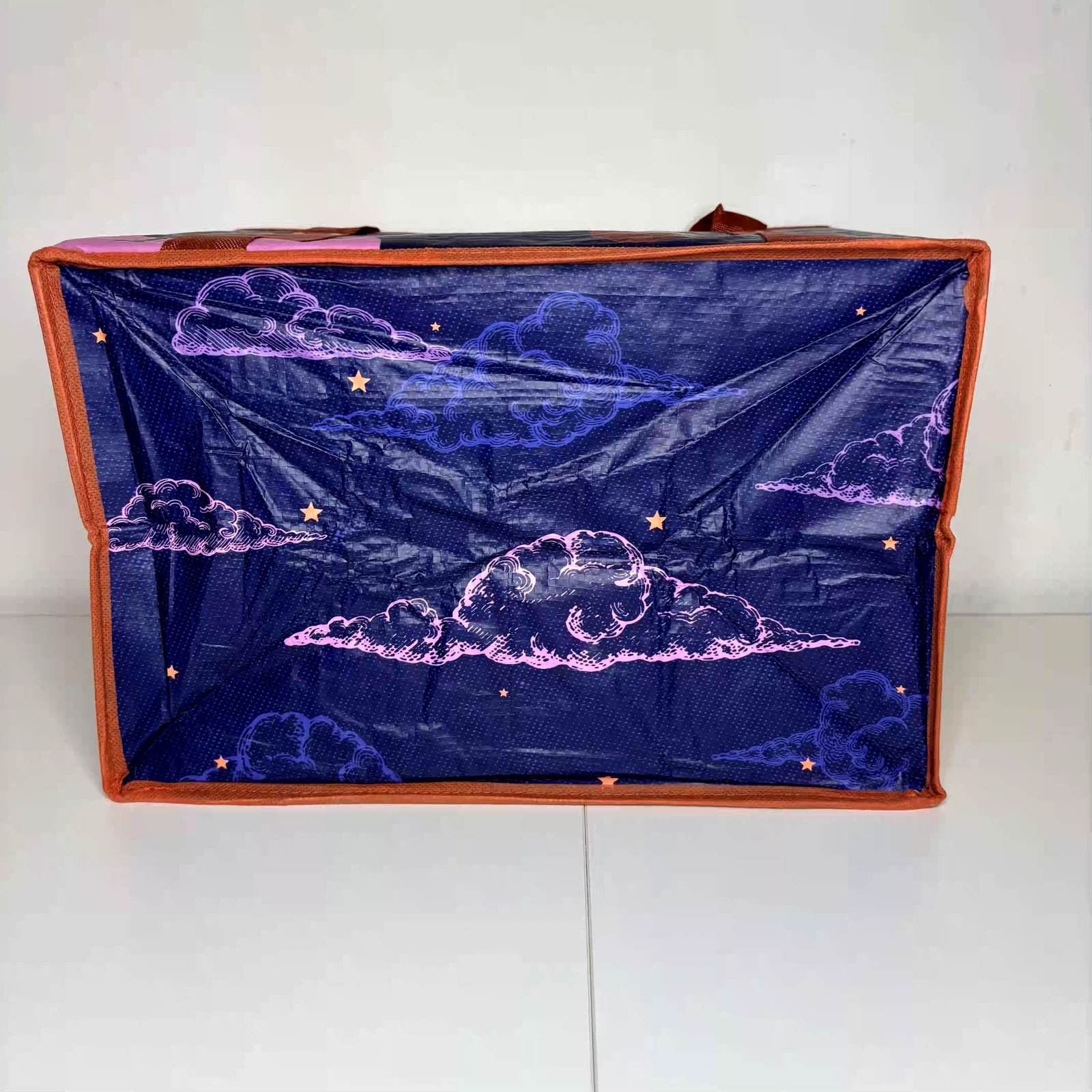 LOT 4x — Trader Joe’s Stand-Up Collapsable Grocery Tote Bag Box Car Storage NWT!