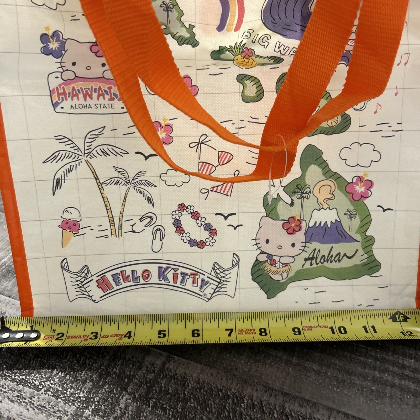 New Hello Kitty Island Chain HAWAII SHOPPING BAG ABC STORES