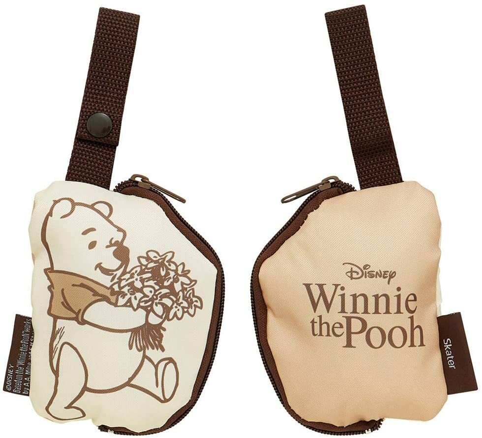 Skater Eco Friendly Tote Foldable Bag 13.5L Disney Winnie the Pooh