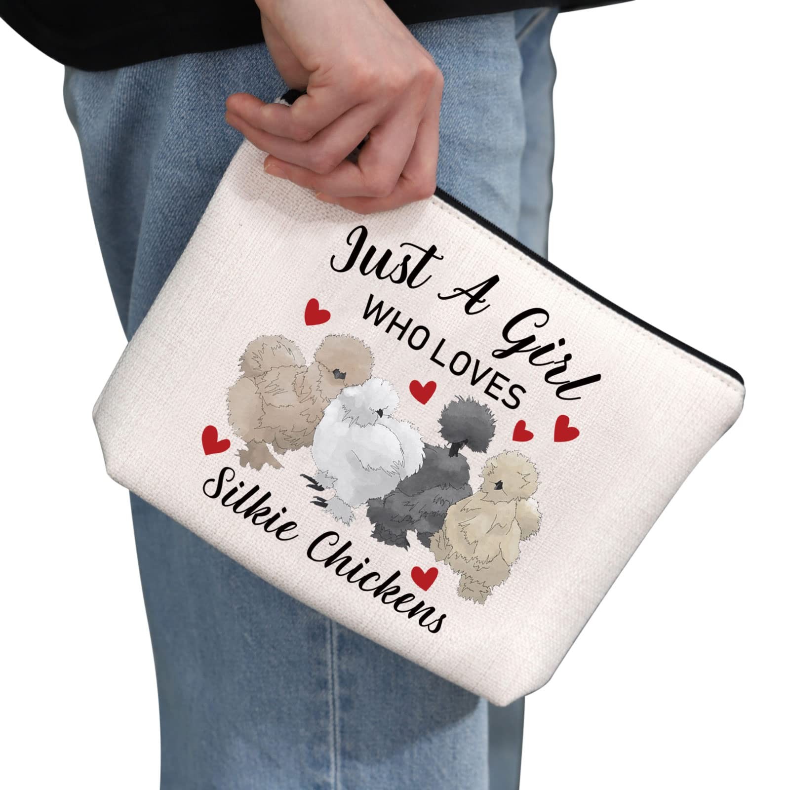 G2TUP Silkie Chicken Lover Gift Who Loves Chickens White Bag