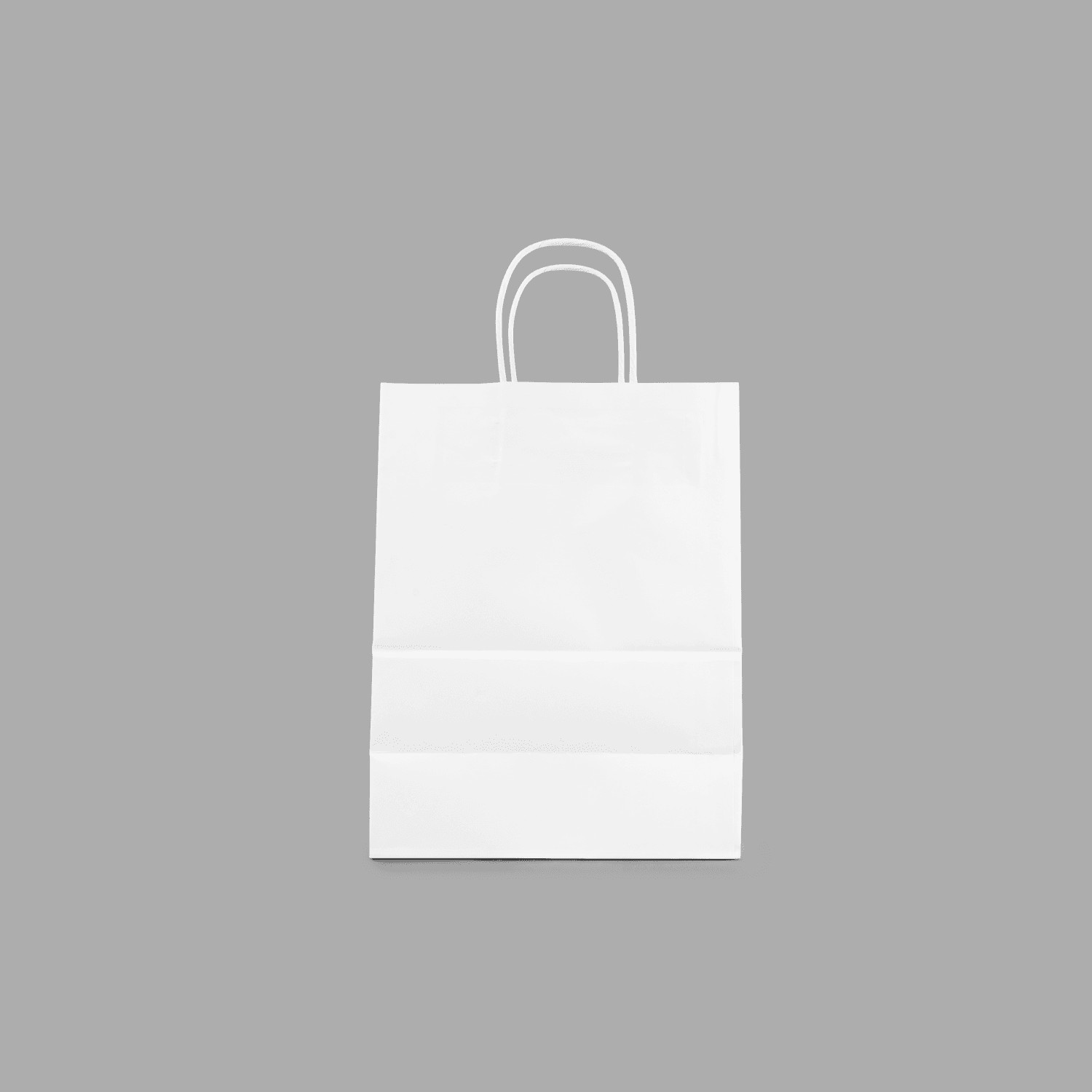 Karat Balboa Paper Shopping Bag with Twisted Handles, White – 250 pcs, FP-SB100W