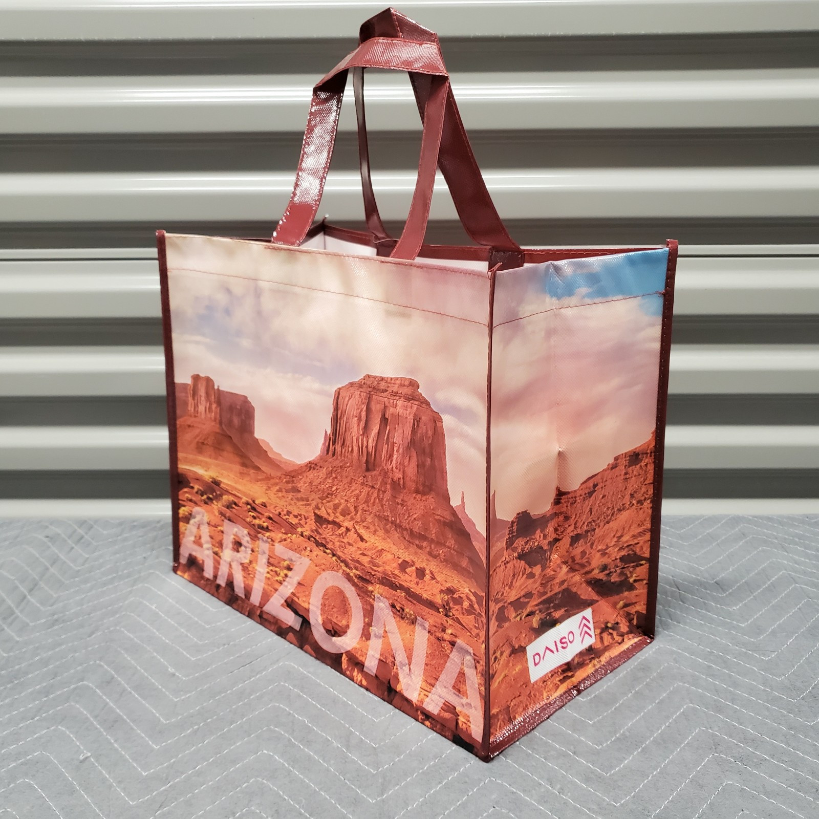 ARIZONA Landscape Reusable Grocery Shopping Tote Bag Medium 15x12x8″ Daiso Japan