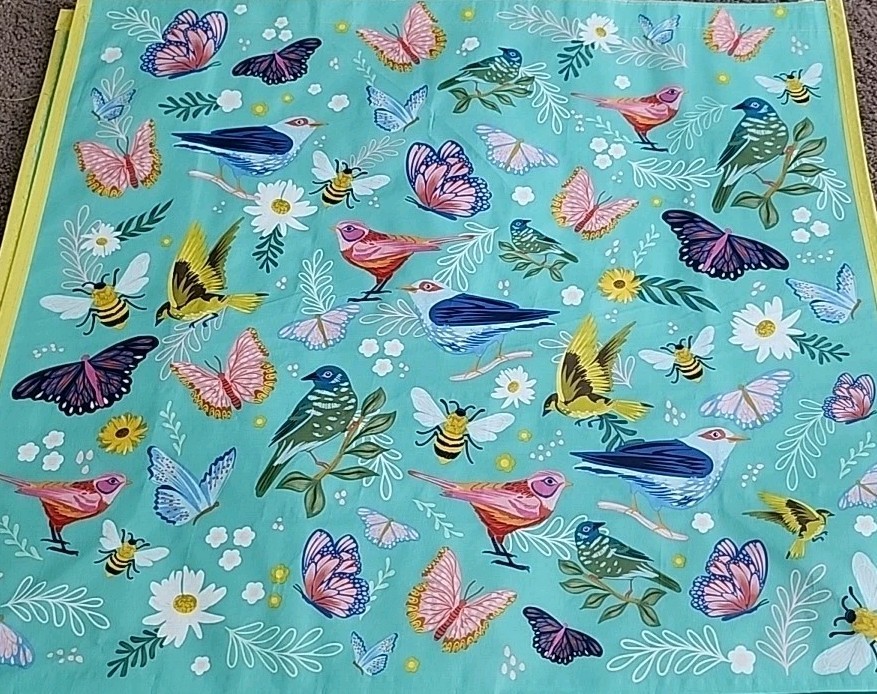 Marshalls – Butterflies, Birds & Bees – Large Reusable Shopping Tote Eco Bag