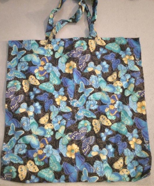 Blue Butterfly light weight tote bag 277889