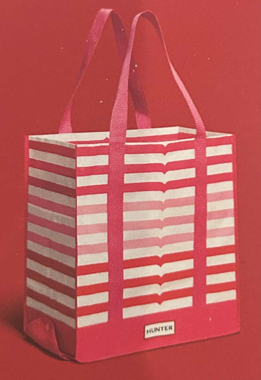 NEW Hunter (For Target) Reusable Tote Bag Limited Collection PINK WHITE
