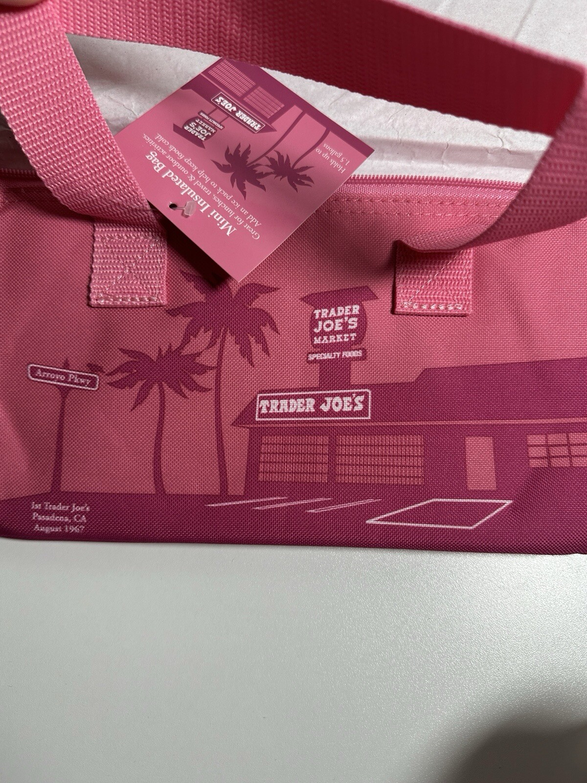Trader Joe’s Valentines Day Mini Insulated Tote Bag Bundle Pink & Lavender