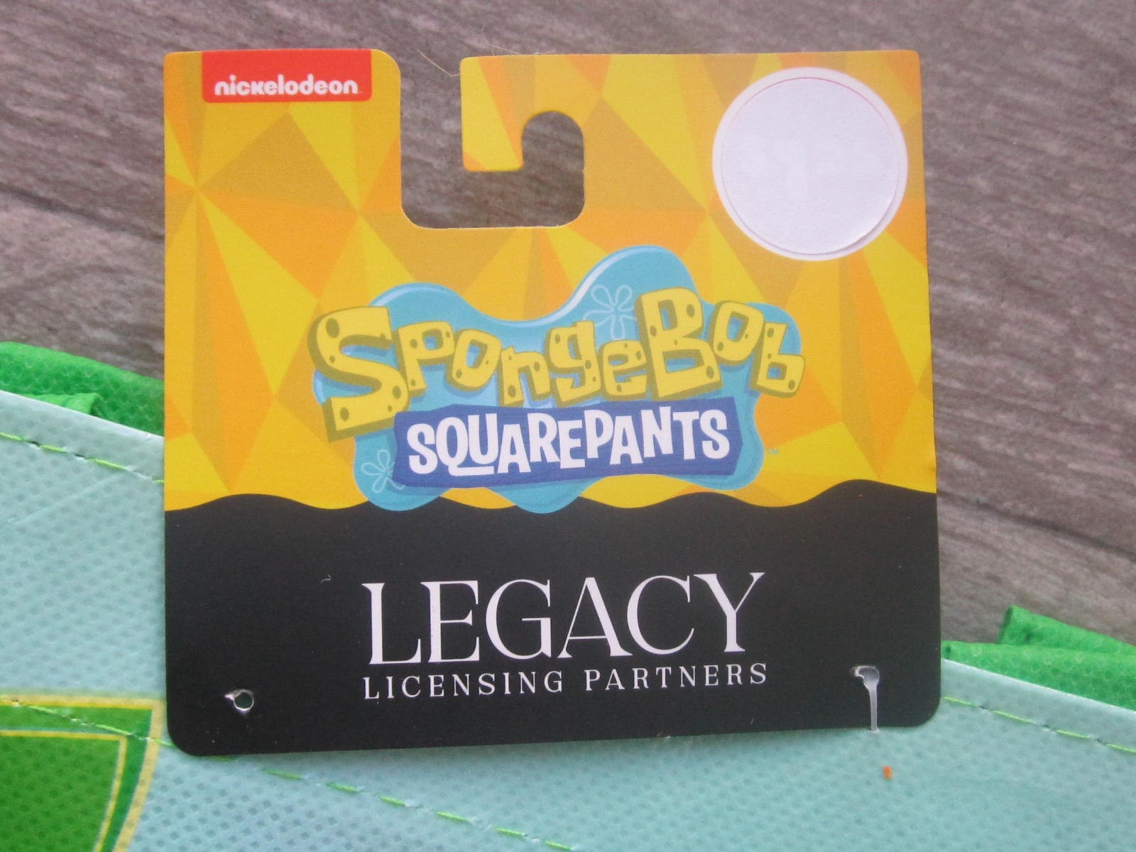 Nickeloden SpongeBob SquarePants 13″x 13″ x 6″ Shopping Bag/Tote With Handle New