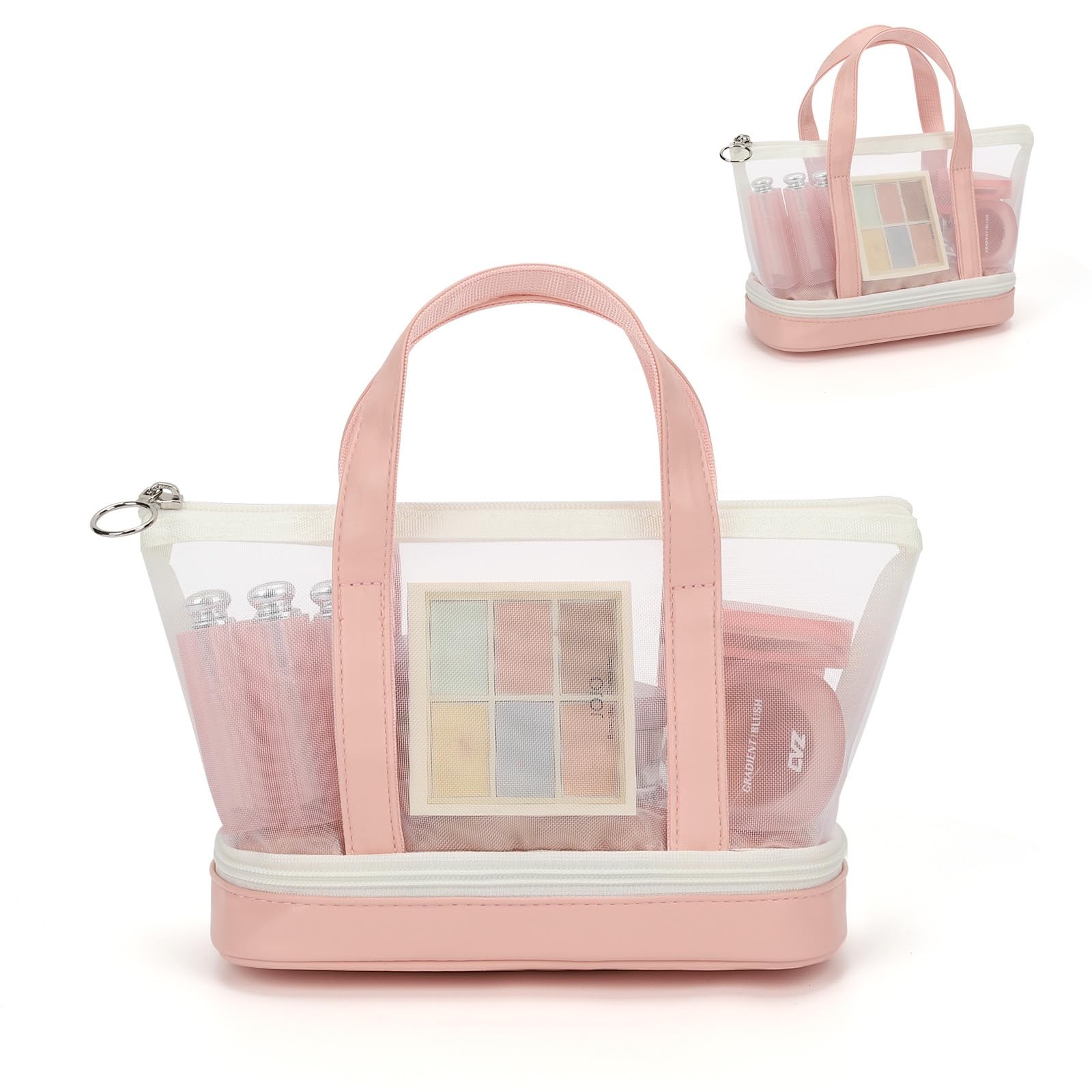 Small Multi-Functional Makeup Bag for Teens and (Pack of 1), 03ws_Pink