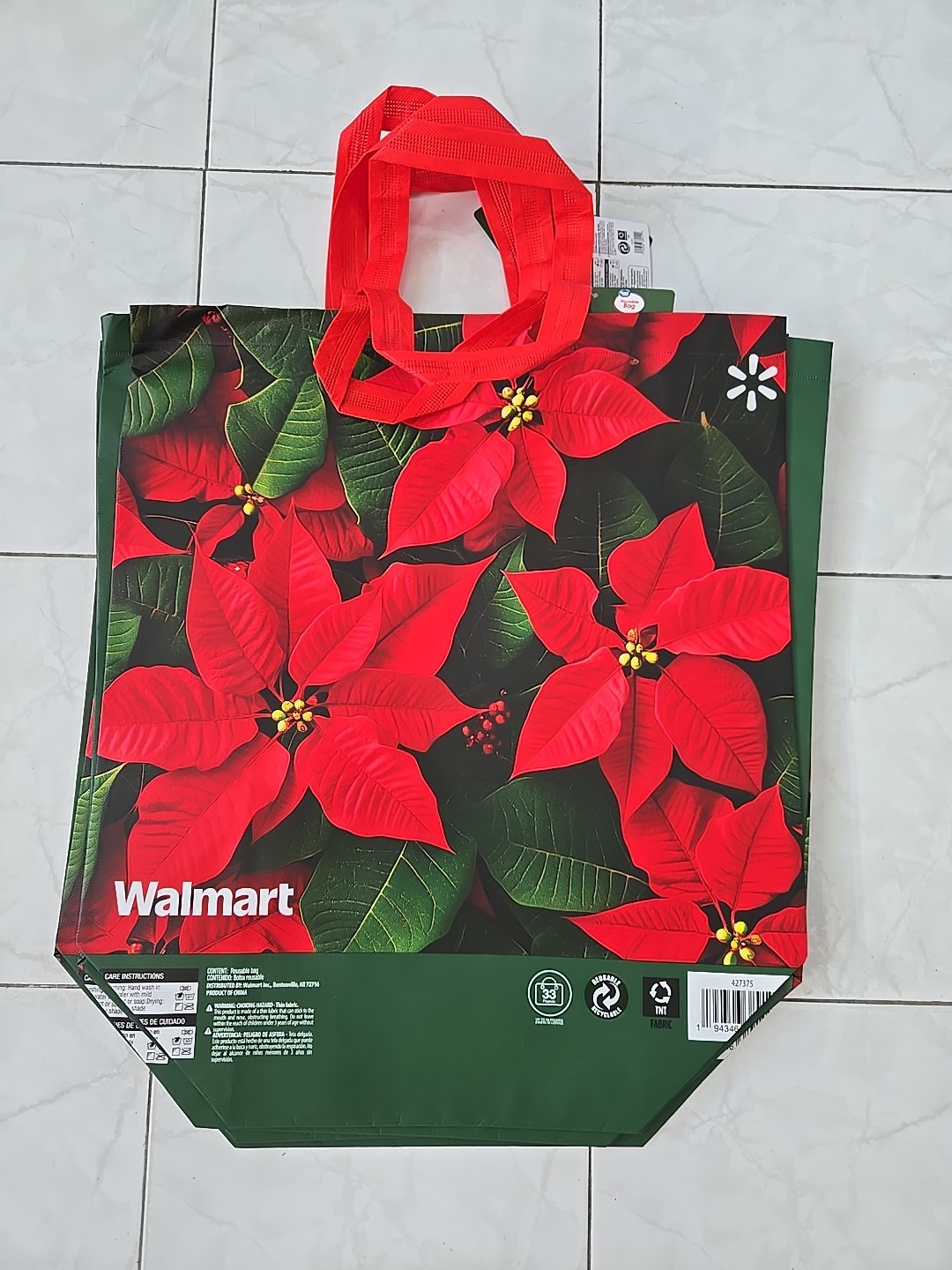 Puerto Rico Christmas Limited Edition XL Walmart Reusable Bag NEW