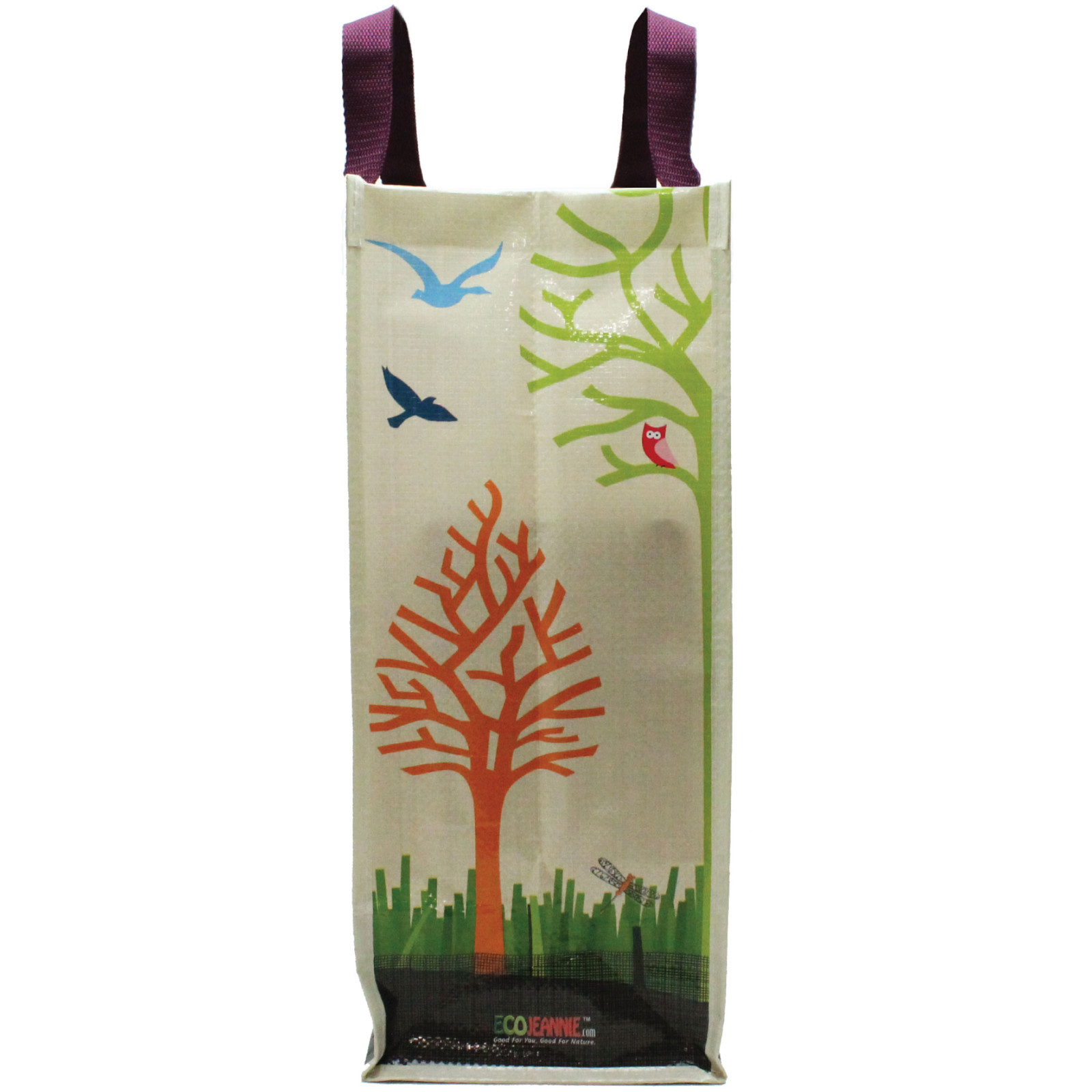 4 X Super Heavy Duty EcoJeannie Laminated Woven Reusable Shopping Bags/ Recycled