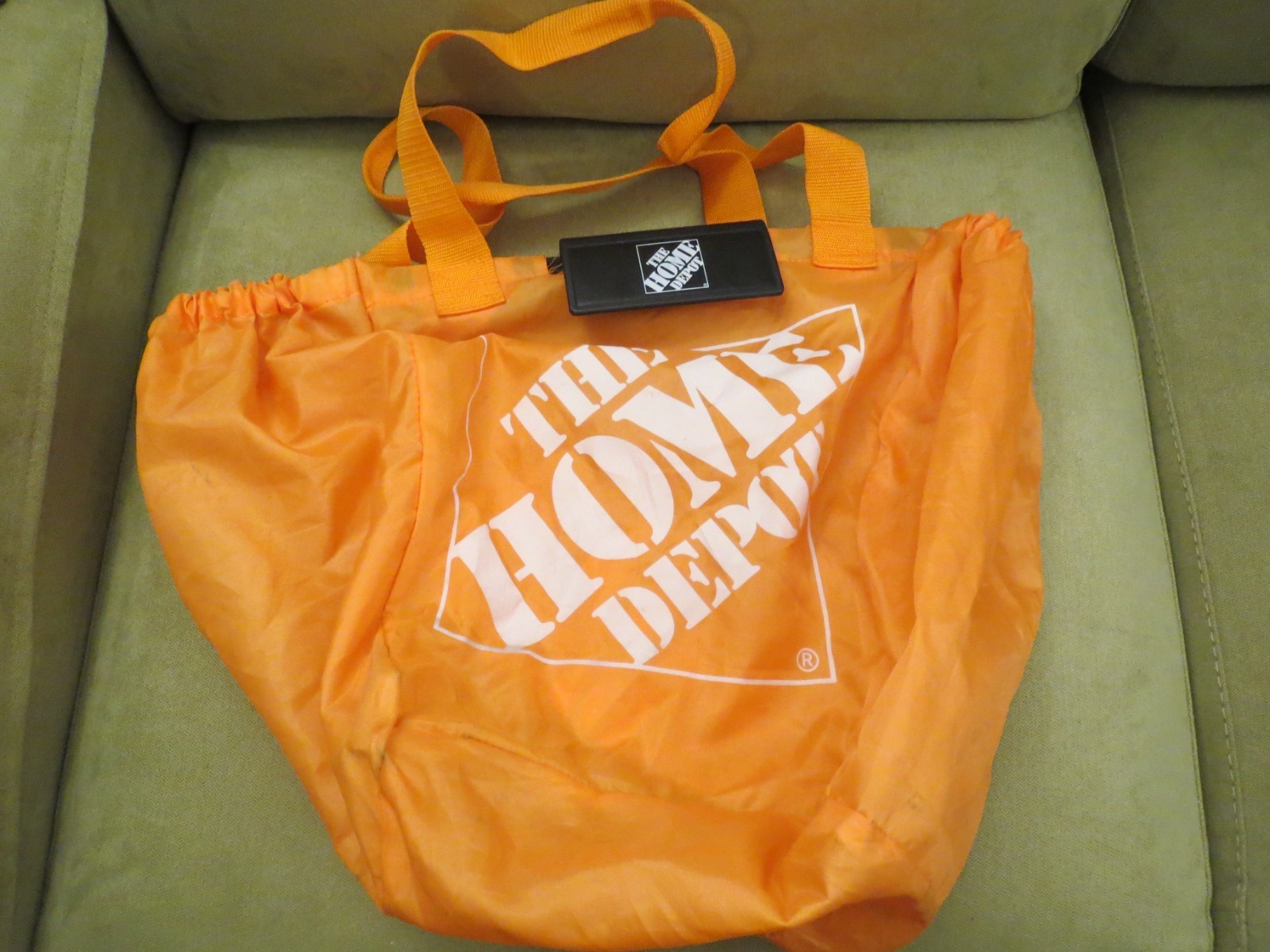 Home Depot Carryalls Heavy Duty Reusable Bag, Attach to Shopping Cart, SEE NOTES