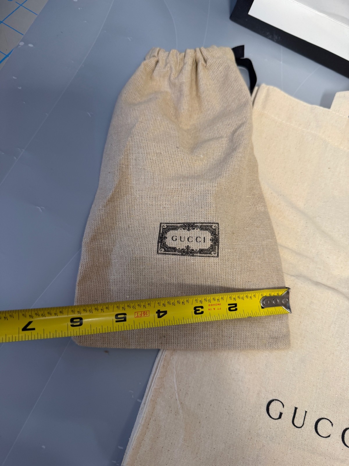 Gucci Shopping Bag Tote Dust Bag Lot 3 Authentic Gucci 100