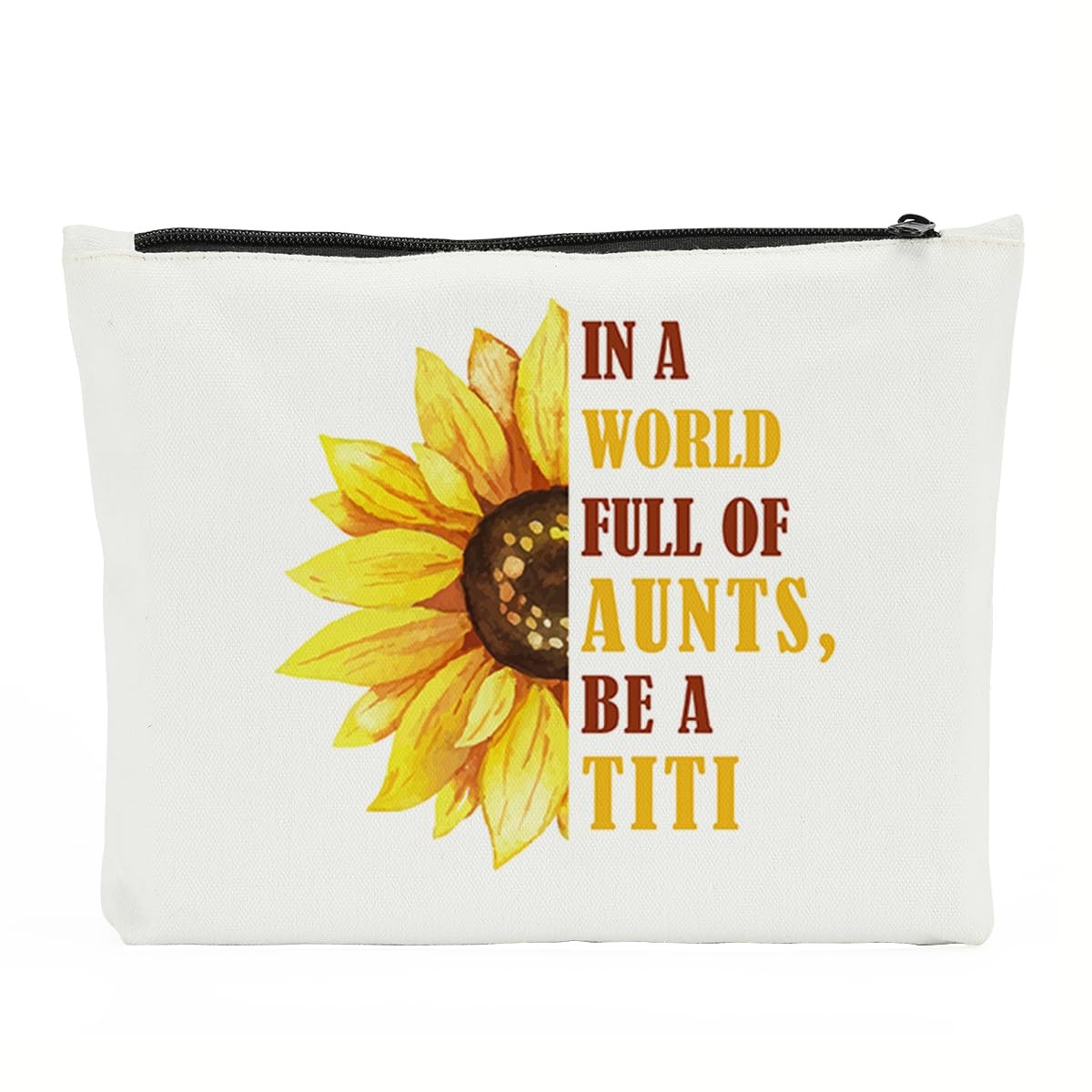 Aunt Auntie Gifts, Titi Makeup Bag for Women, TITI Gift from White182