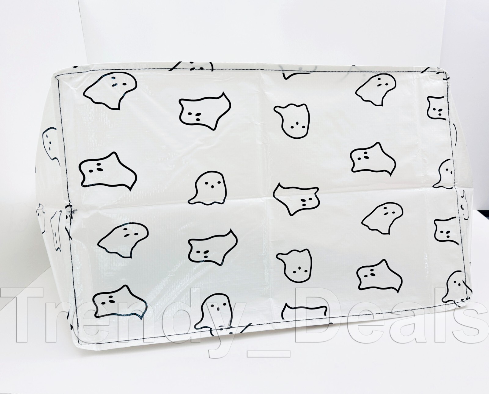 SET of 2 – Ikea KUSTFYR HÖSTAGILLE Large & Small Shopping Tote Bag Bats, Ghosts