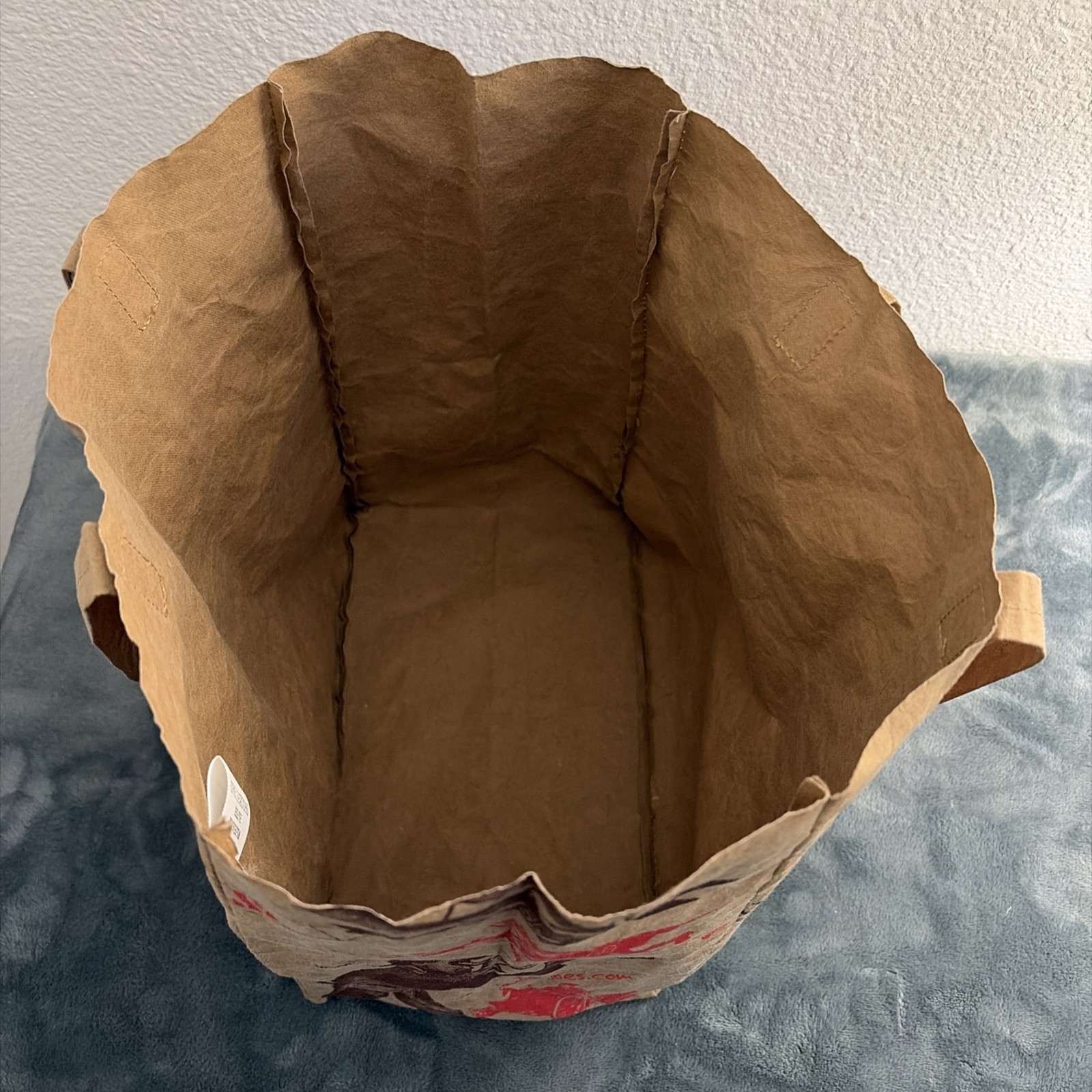 Trader Joe’s Washable Reusable Paper Shopping Bag Brown