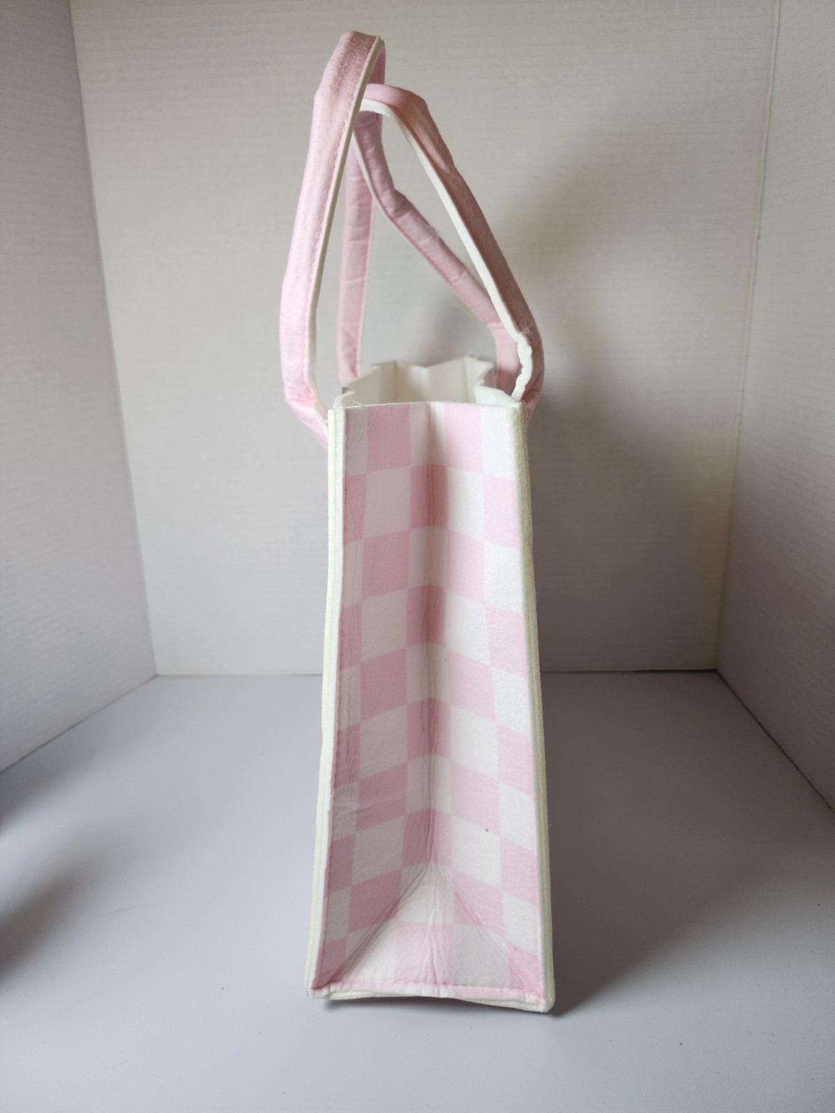 Sanrio My Melody Pink Checked Foldable Tote