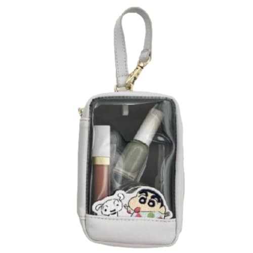 Marimo Craft Crayon Shin-chan Hyokkori Embroidery Series Petit Carry Case Gray