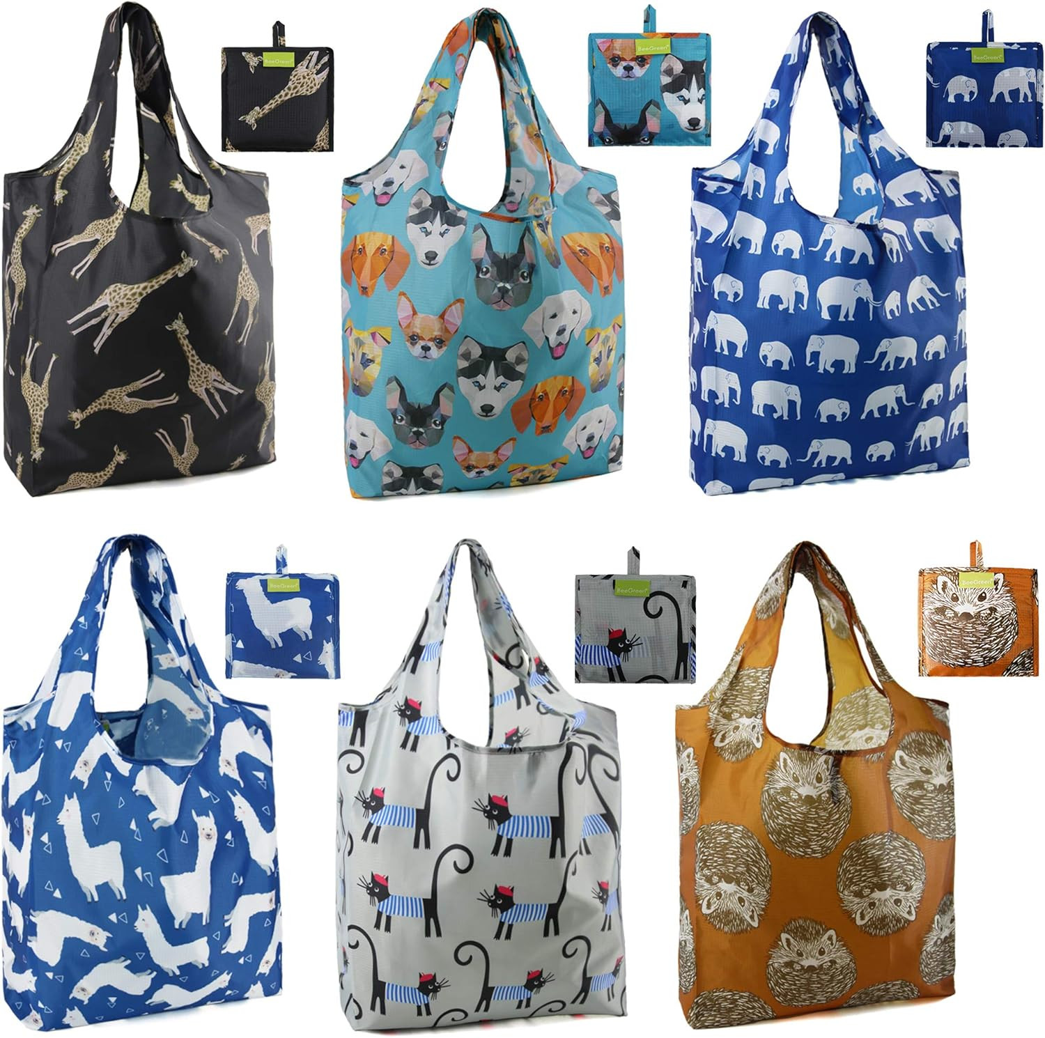 Shopping Bags Cloth Grocery Bags Foldable Travel Bag Tote Bags Bulk – Reusable G