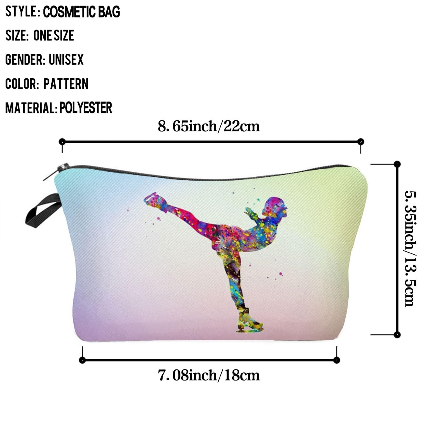 Livel Lhood Figure Skating Makeup Bag – Cute Small 03