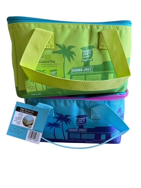 Trader Joe’s Mini Insulated Bag 1.5 Gallons Summer 2026 Set Of 2, 11″x7″x6″