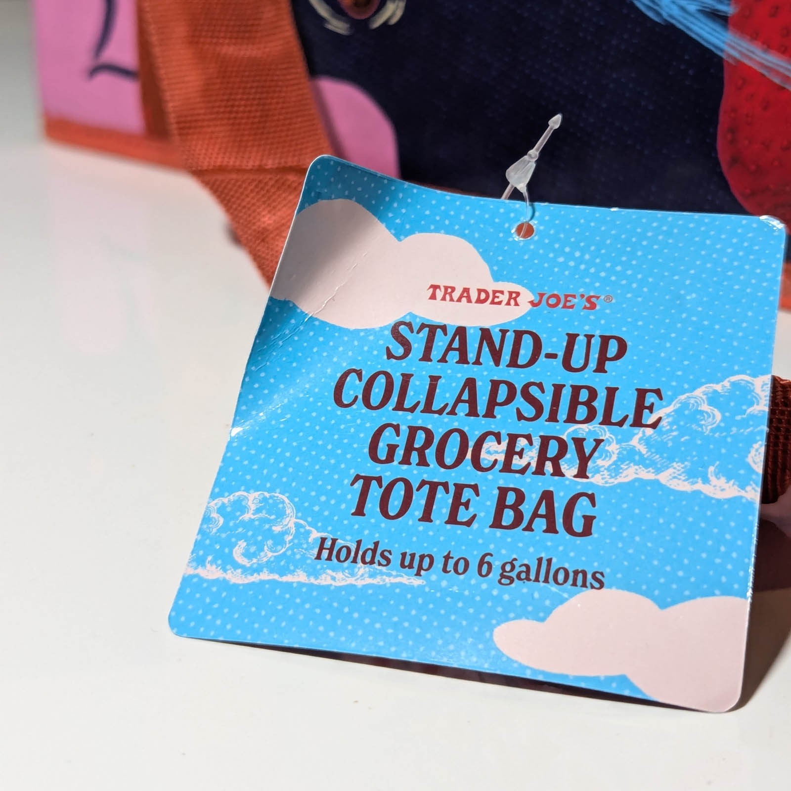 AUTHENTIC TRADER JOE’S MOON & SKY COLLAPSIBLE TOTE – GLOBAL STATUS SYMBOL – RARE