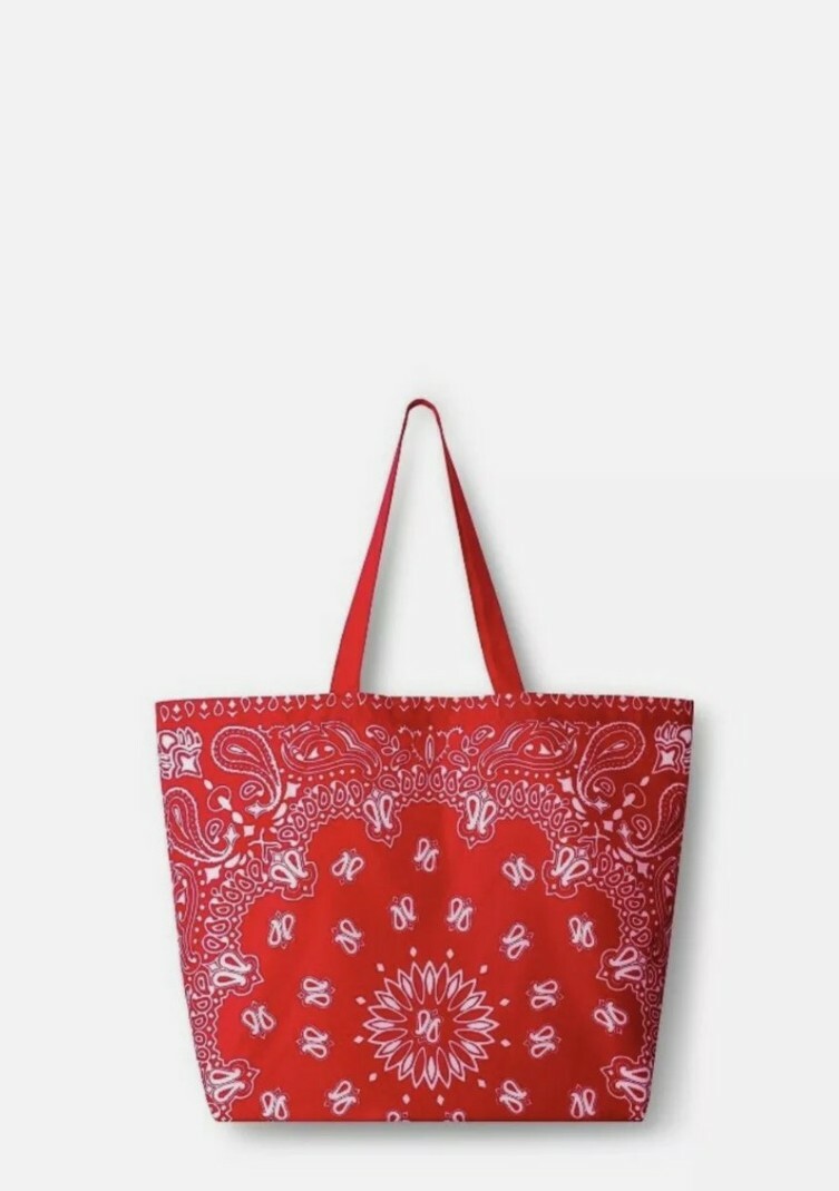 Levi’s x Target Red Bandana print Reuseable Shopping Tote Bag LIMITED EDITION