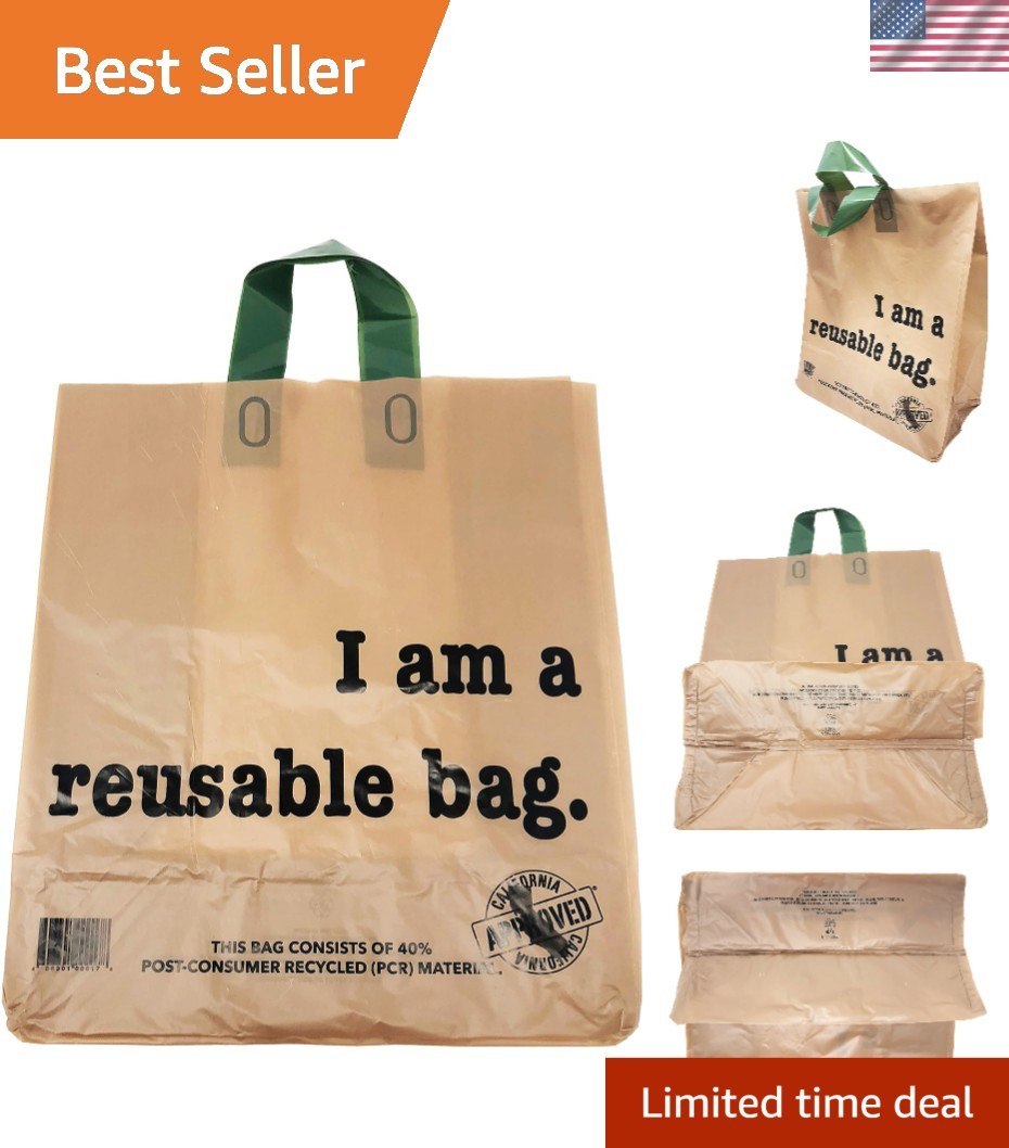 Eco-Friendly 250 Count Kraft Bags – Reusable, Waterproof & Self-Standing Design