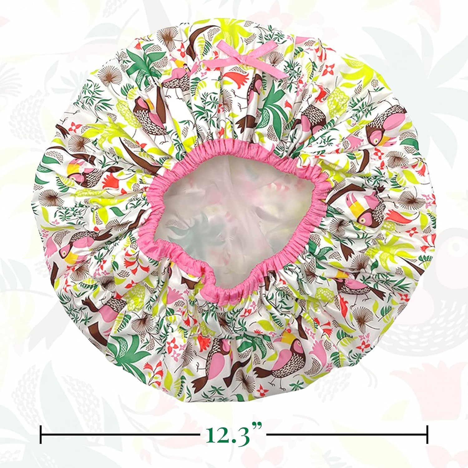 Reusable Bath & Shower Cap Lined, Oversized Waterproof Shower Caps Large