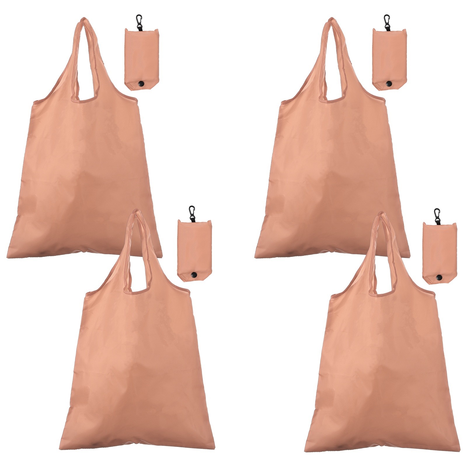4pcs for Folding Travel Bag with Handles, Washable, Pink