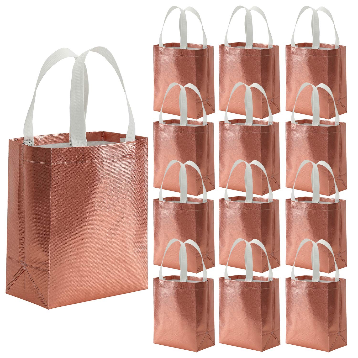 40 Pack Medium Grocery Reusable Present Gift Shopping Tote Bag 10×8 Inch