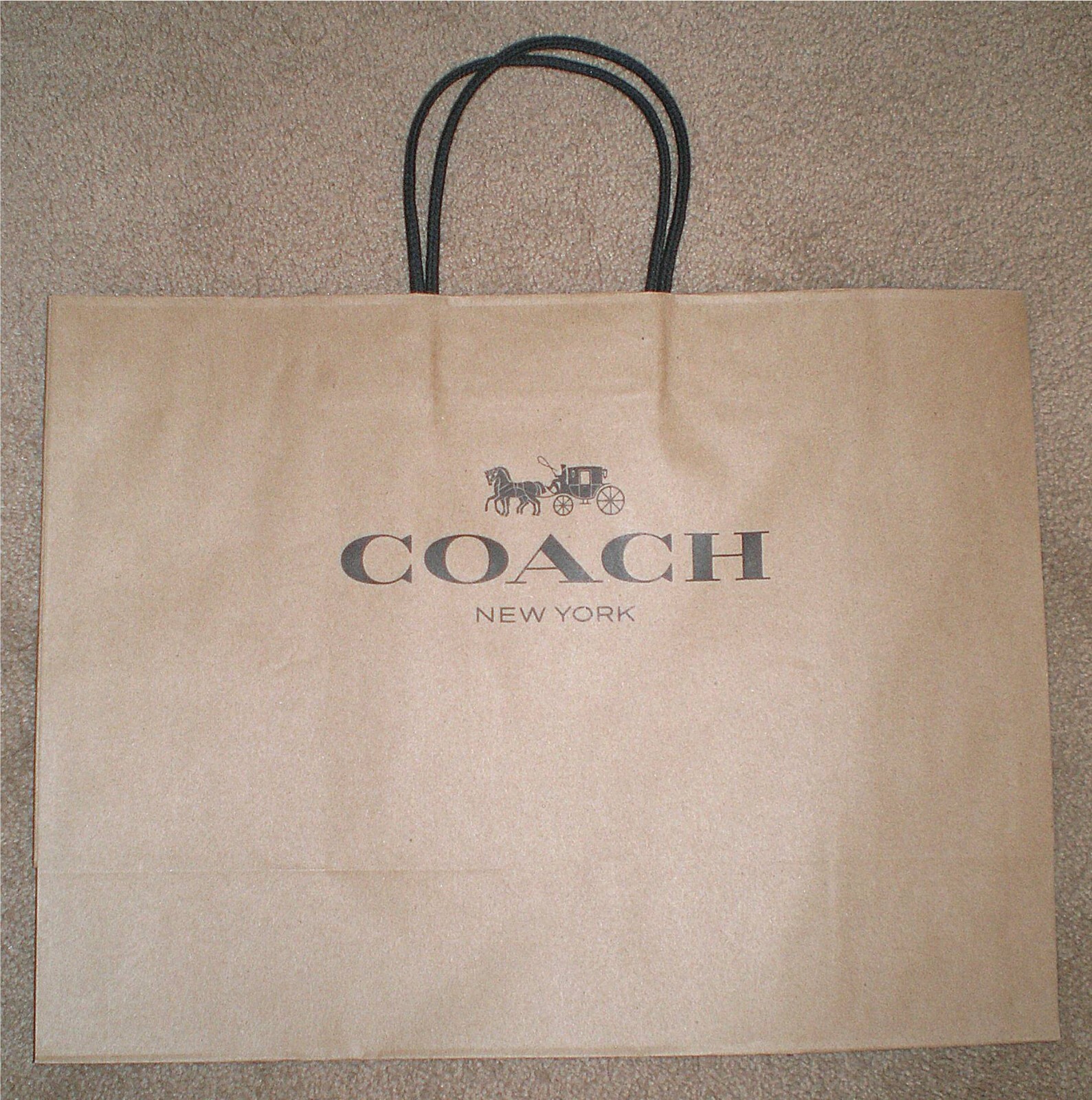 Authentic Coach Gift Shopping Paper Bag Medium Size