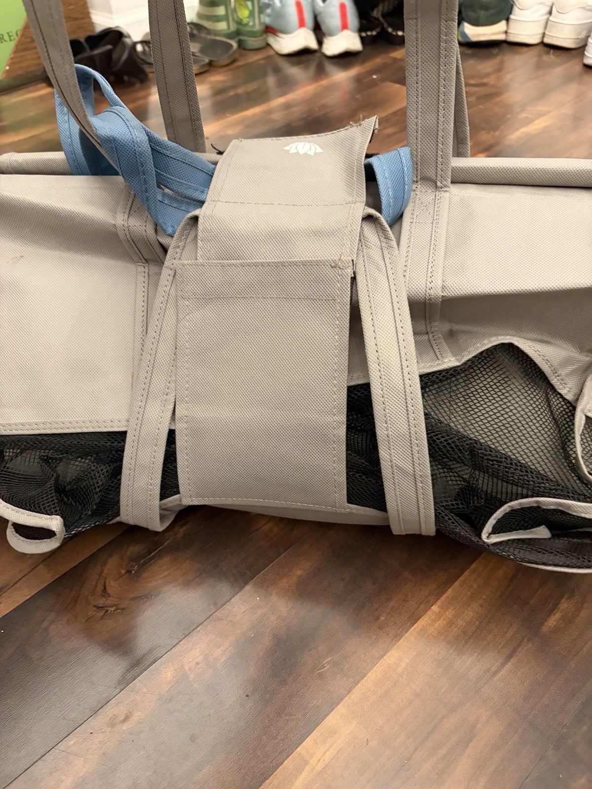 Lotus Trolley Bags Set Of 4 With Insulated Bag, Egg & Wine Pockets – Reusable