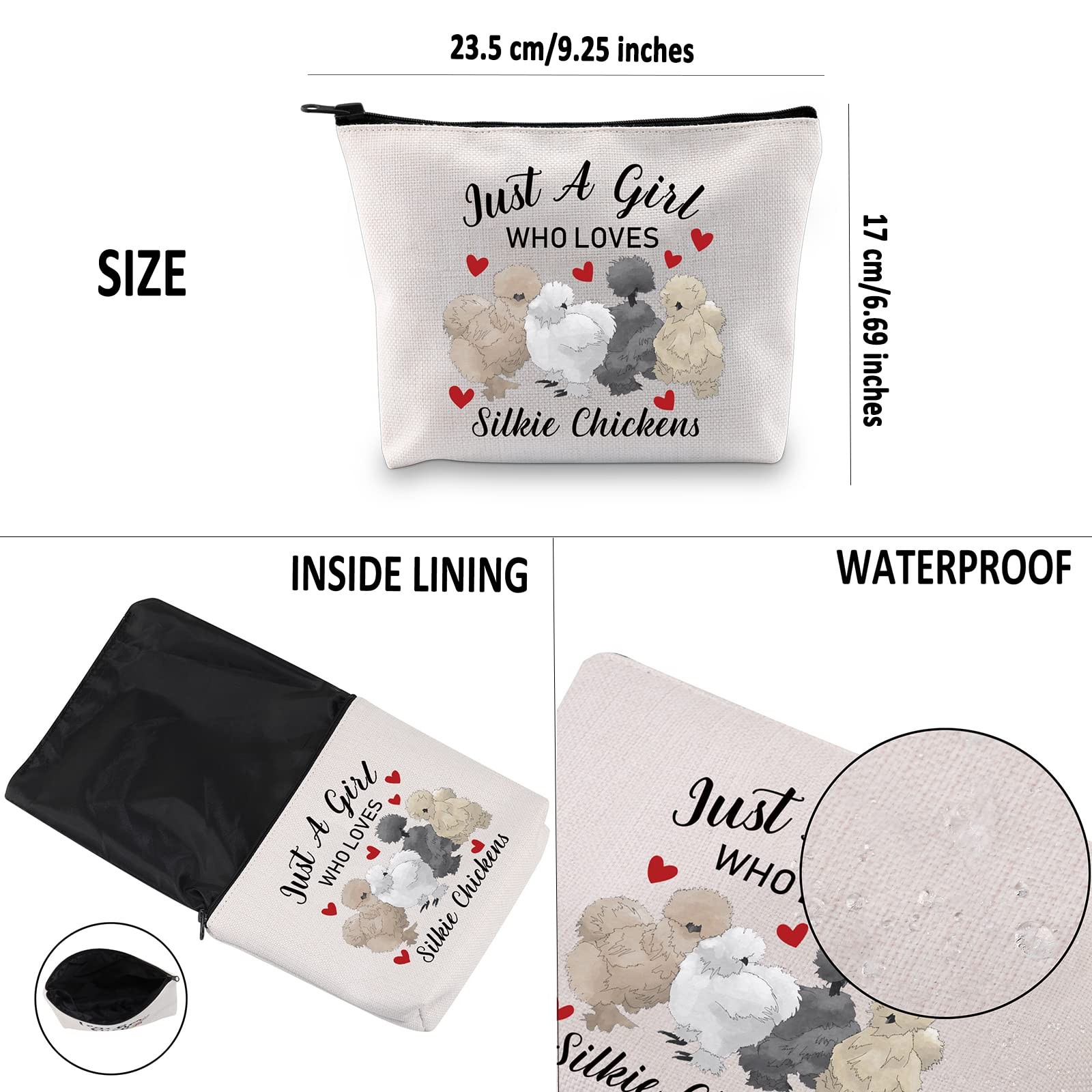 G2TUP Silkie Chicken Lover Gift Who Loves Chickens White Bag