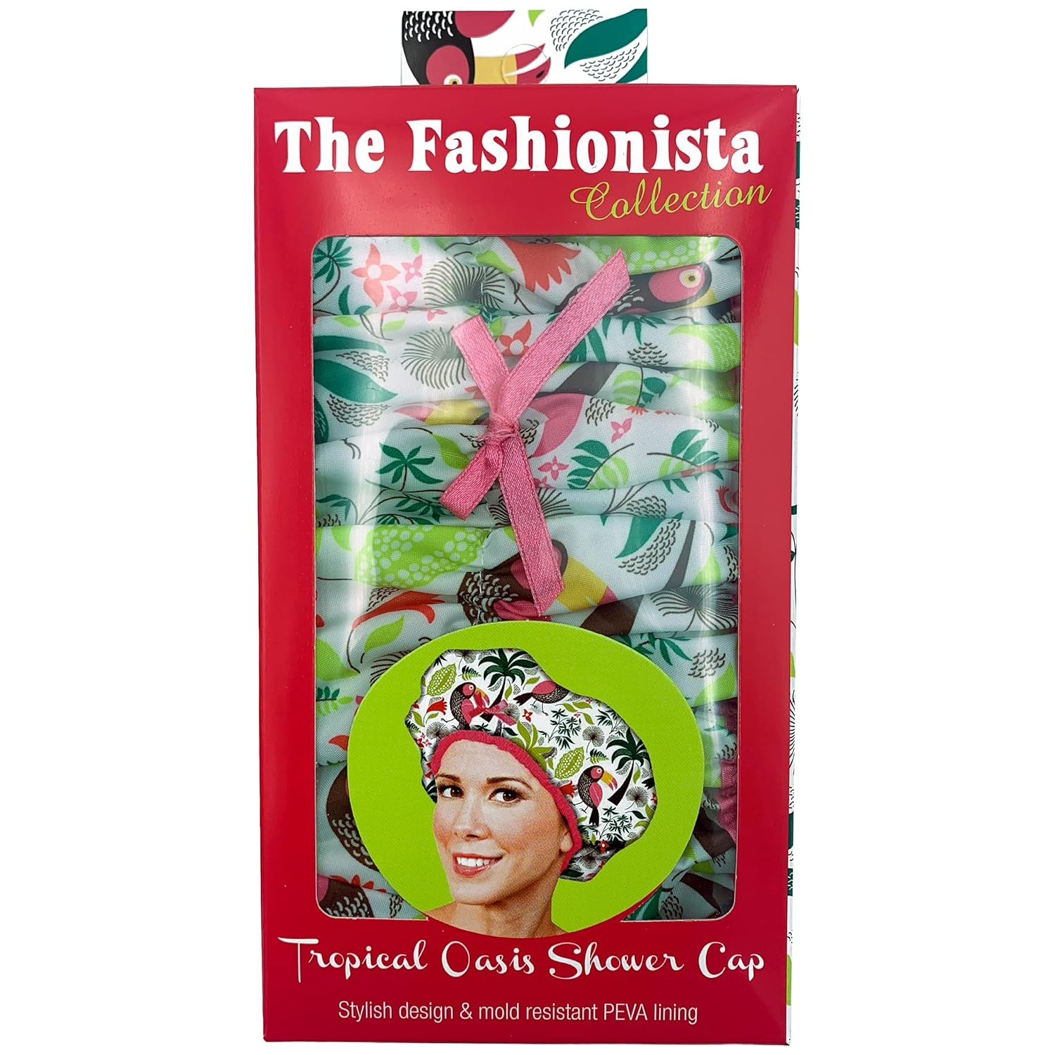 Reusable Bath & Shower Cap Lined, Oversized Waterproof Shower Caps Large