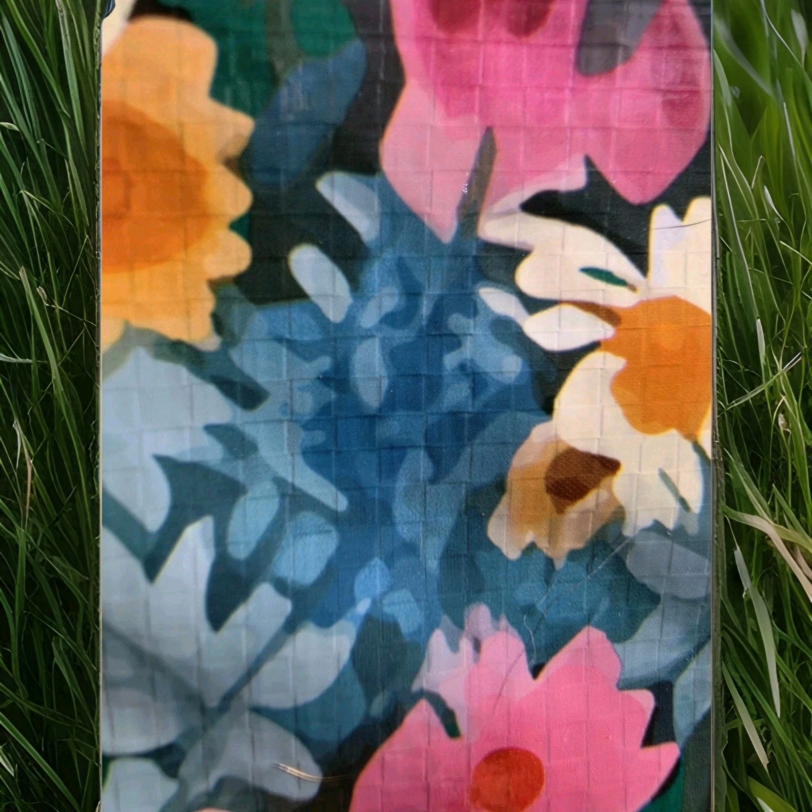 Staples Reusable Shopping Bag Foldable Floral & Nature Pattern Multicolor Medium